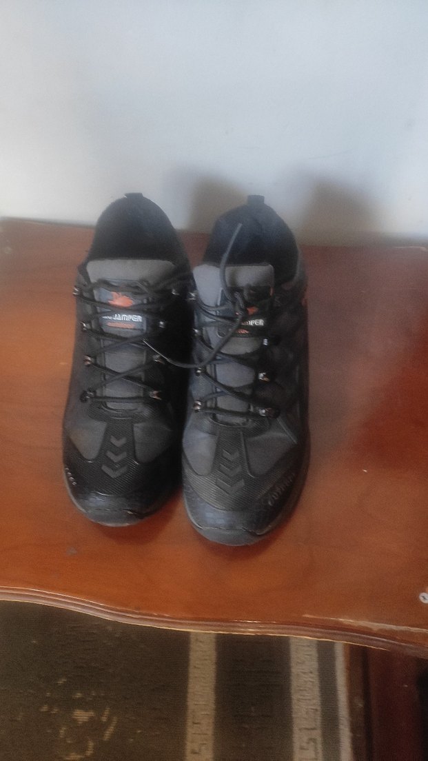 Siyah Bağcıklı Erkek Spor Outdoor Ayakkabı - Görsel 3