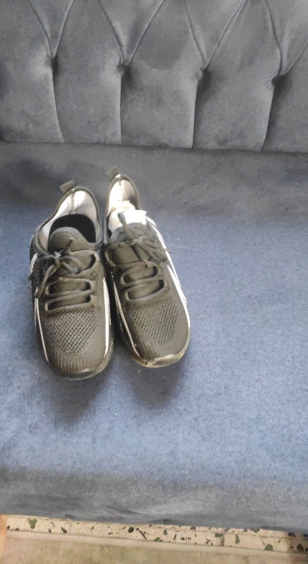 Gri Zebra Desenli Bağcıklı Erkek Spor Ayakkabı - Görsel 2