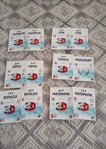 3D Sınav Hazırlık Kitapları Seti