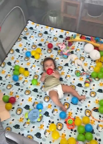 Renkli Toplu Bebek Oyun Parkı - Görsel 4