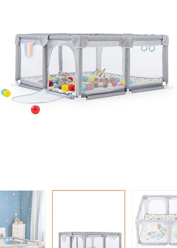 Renkli Toplu Bebek Oyun Parkı - Görsel 2