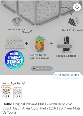 Renkli Toplu Bebek Oyun Parkı - Görsel 3