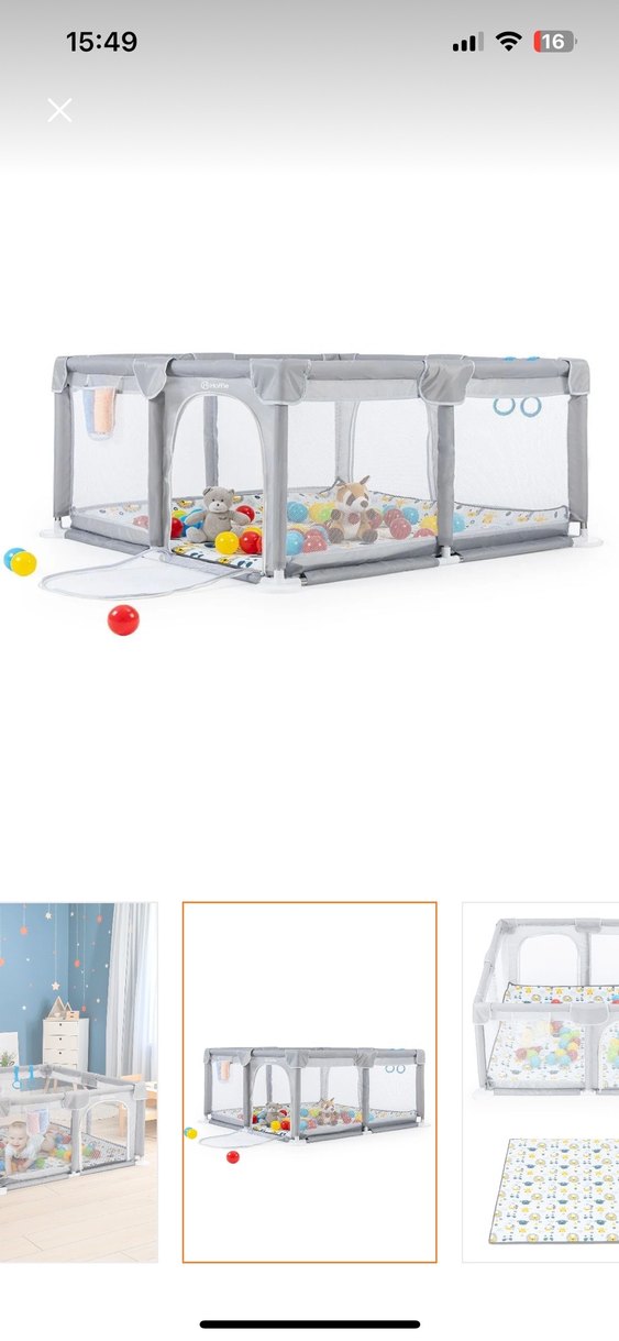 Renkli Toplu Bebek Oyun Parkı - Görsel 2