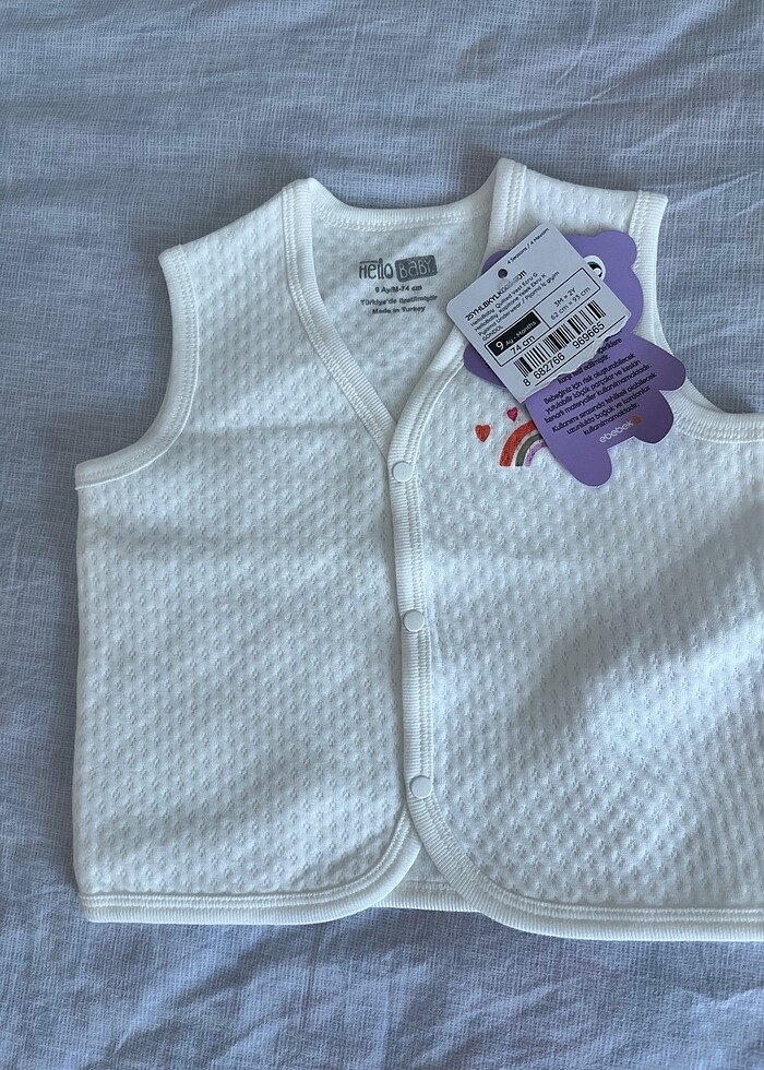 Etiketli bebek yelekleri - Görsel 2