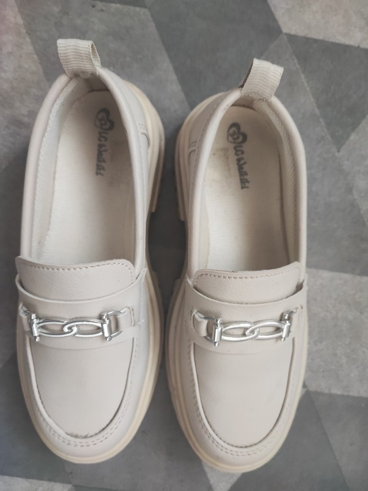 Bej Tokalı Çocuk Günlük Loafer Platform - Görsel 4