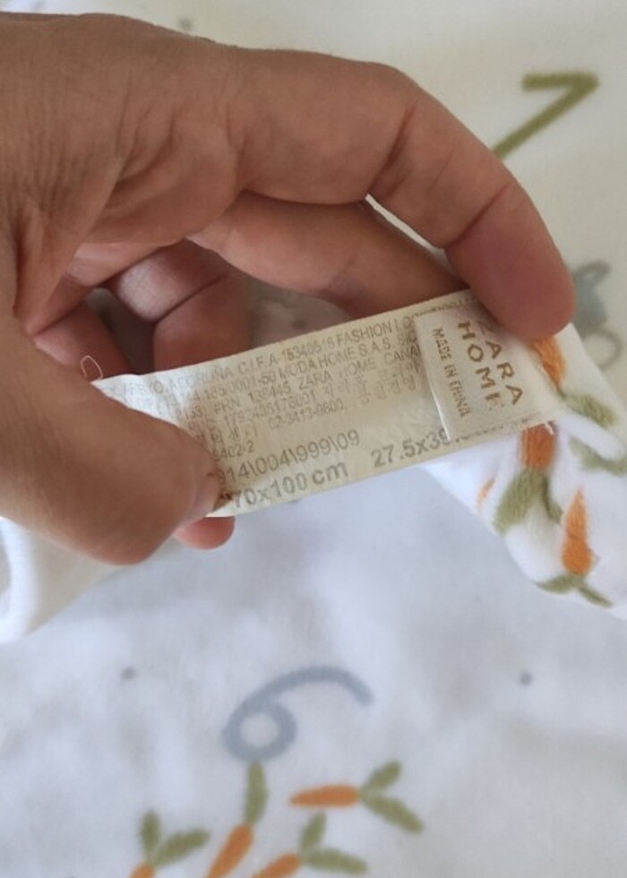 Zara bebek battaniyesi  - Görsel 3