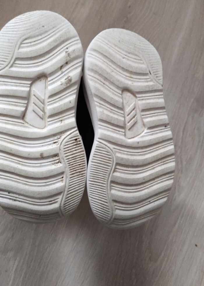 Adidas siyah cırtlı spor ayakkabı  - Görsel 4