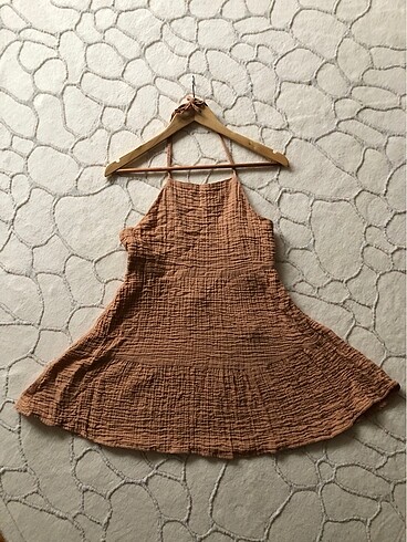 l Beden Zara askılı mini elbise