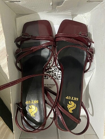39 Beden bordo Renk Bordo topuklu ayakkabı