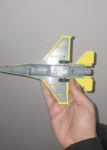 Renkli Mavi F-16 Oyuncak Uçak - Görsel 3