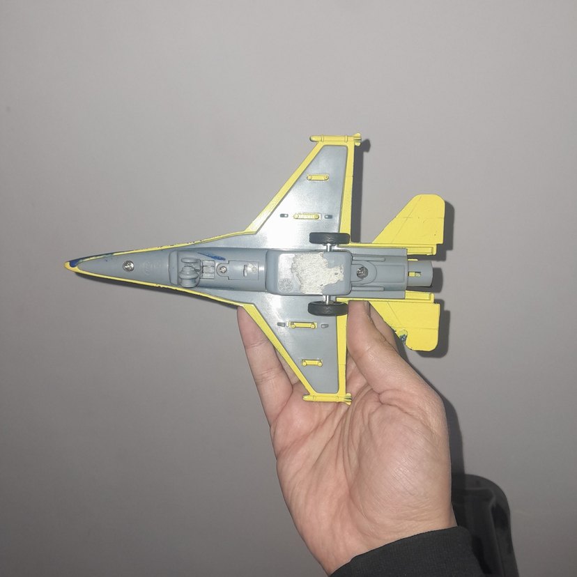 Renkli Mavi F-16 Oyuncak Uçak - Görsel 3