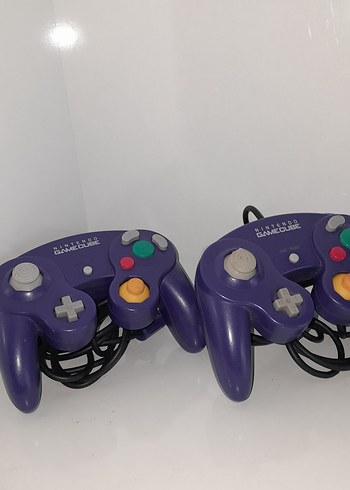 Nintendo GameCube Mor 2 adet Oyun Kolu - Görsel 19