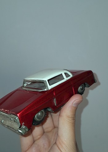 Antika Koleksiyonluk Teneke Oyuncak Araba - Görsel 4