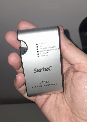 Sertec Siyah USB 2.0 Hafıza Kartı Okuyucu - Görsel 7