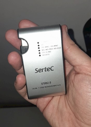 Sertec Siyah USB 2.0 Hafıza Kartı Okuyucu - Görsel 6