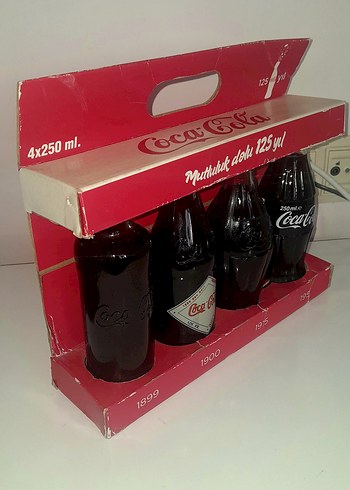 125 Yıl Özel Coca-Cola 250 ml Model Seti - Görsel 4