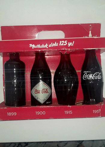 125 Yıl Özel Coca-Cola 250 ml Model Seti - Görsel 6