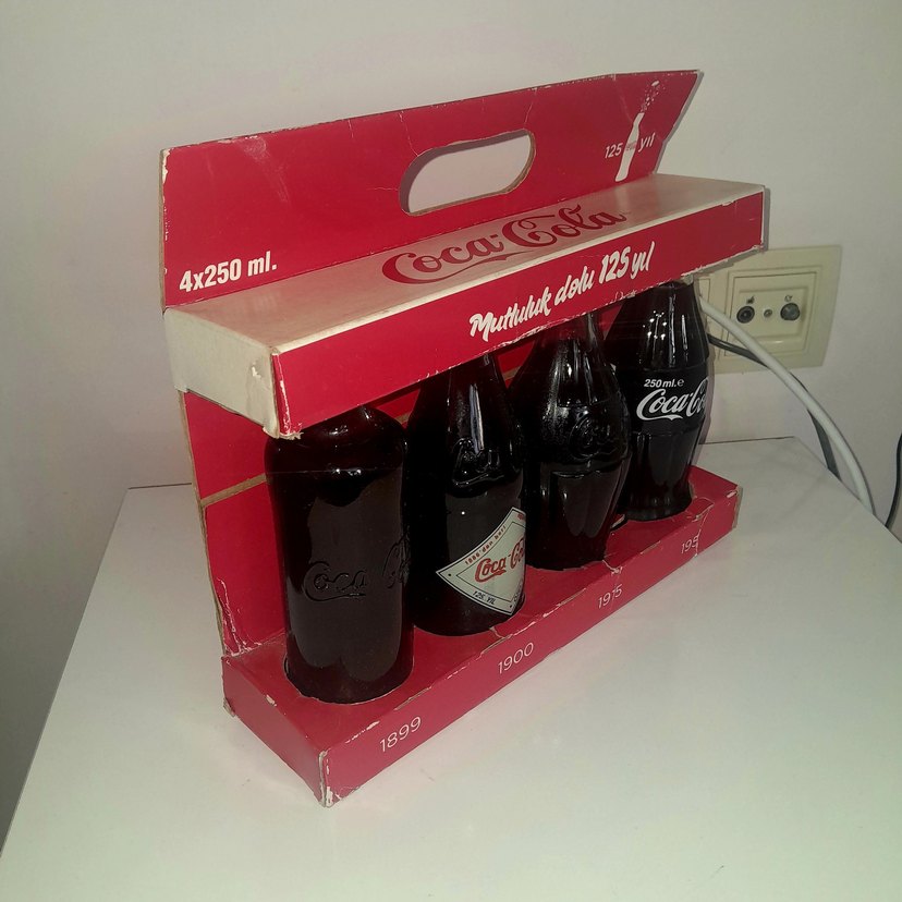 125 Yıl Özel Coca-Cola 250 ml Model Seti - Görsel 4