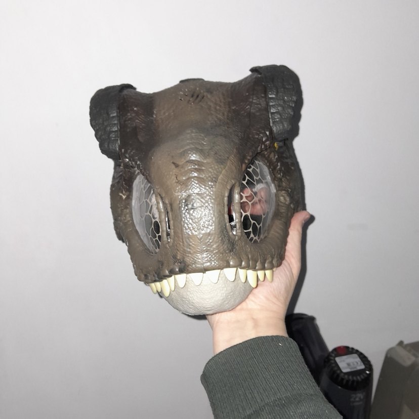 T-Rex Dinozor Aksiyon Figürü Maskesi - Görsel 3