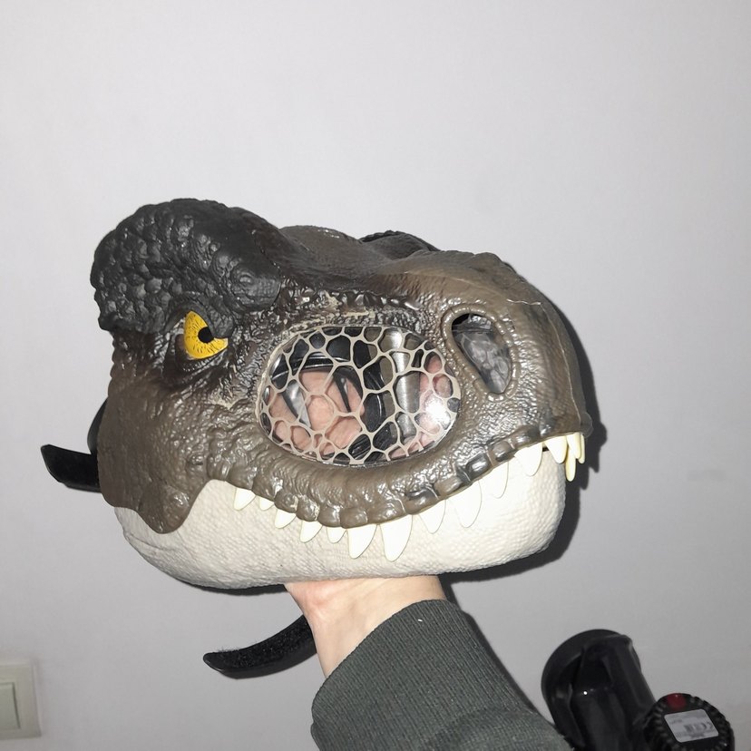 T-Rex Dinozor Aksiyon Figürü Maskesi - Görsel 2
