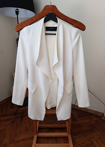 Zara Beyaz Blazer Ceket