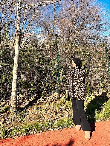 Leoparlı tunik
