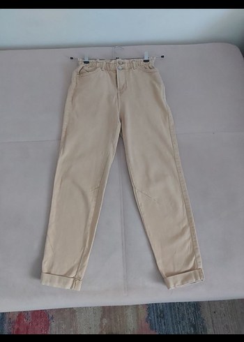 32-34 beden Kadın  Bel Detayl Pantolon - Görsel 3