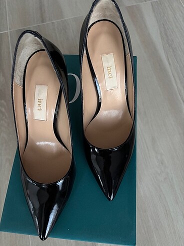 36 Beden İnci stiletto ayakkabı