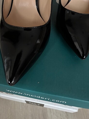 36 Beden siyah Renk İnci stiletto ayakkabı
