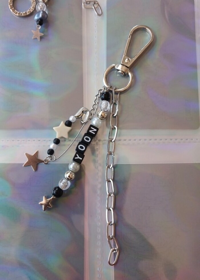 Yoongi charm anahtarlık 40^ - Görsel 2