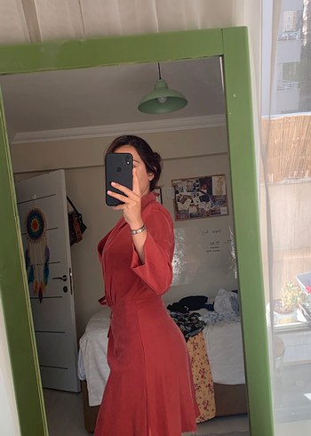 Mango kiremit uzun kol business elbise - Görsel 2