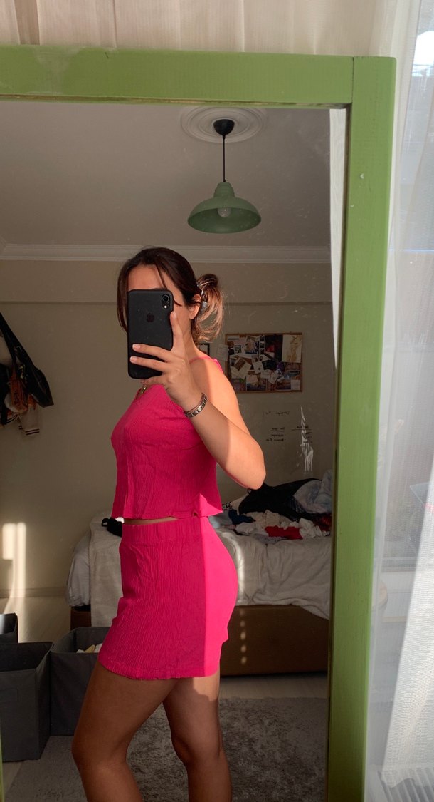 Zara pembe alt üst takım - Görsel 2