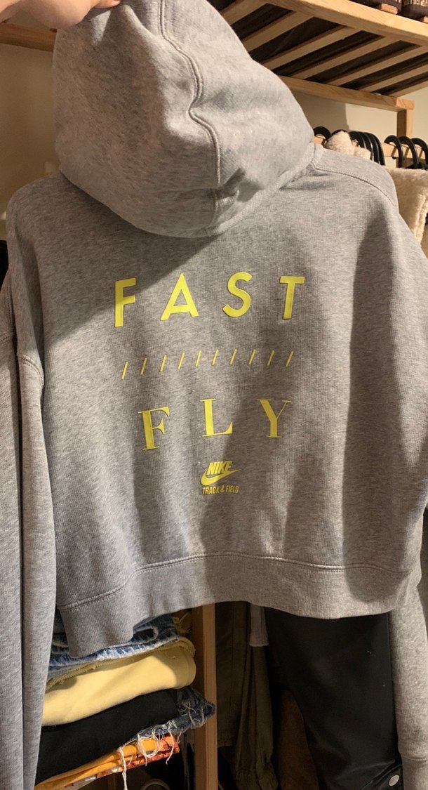 Nike Gri Fermuarlı Kapüşonlu Sweatshirt - Görsel 2