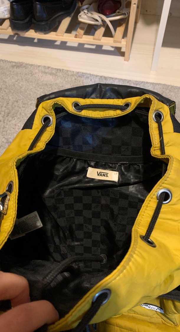 Vans sarı laptop bölmeli sırt çantası - Görsel 2