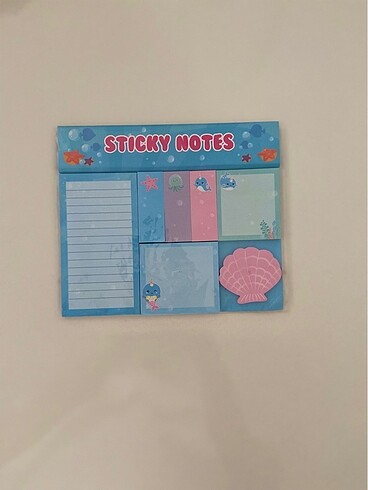  Beden Mermaid Defter Ve Sticky Notes