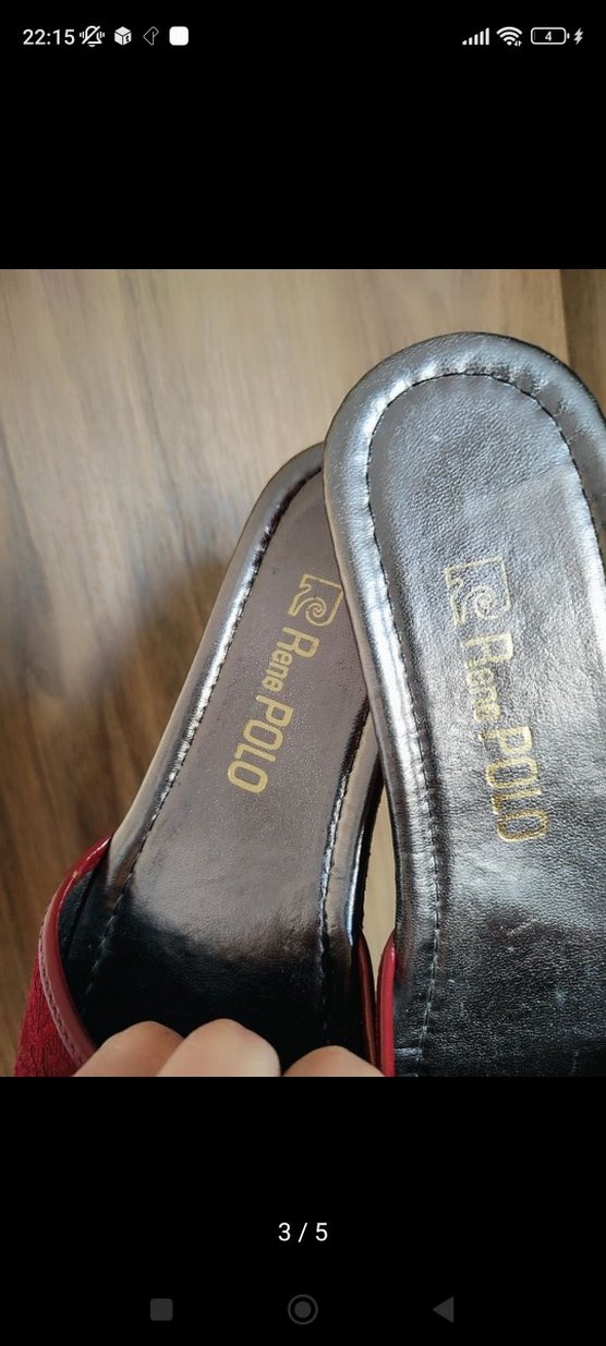 Bordo Kürklü Terlik - Görsel 3