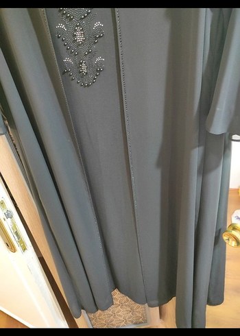 Siyah Uzun Kollu şifon astarlı  Elbise - Görsel 7