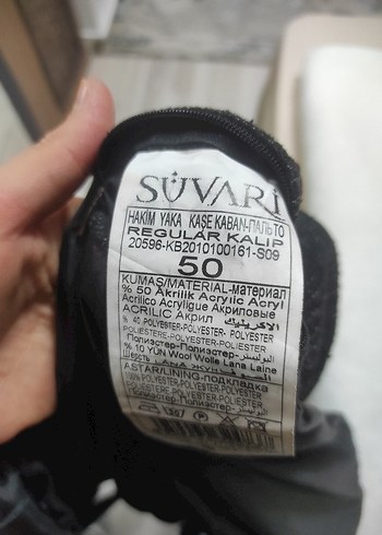 Gri Kareli Düğmeli Erkek kaban - Görsel 7