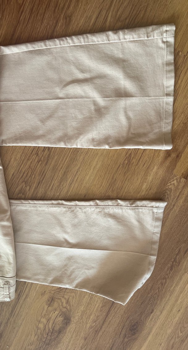 Bej Kadın ispanyol Kumaş Pantolon - Görsel 4