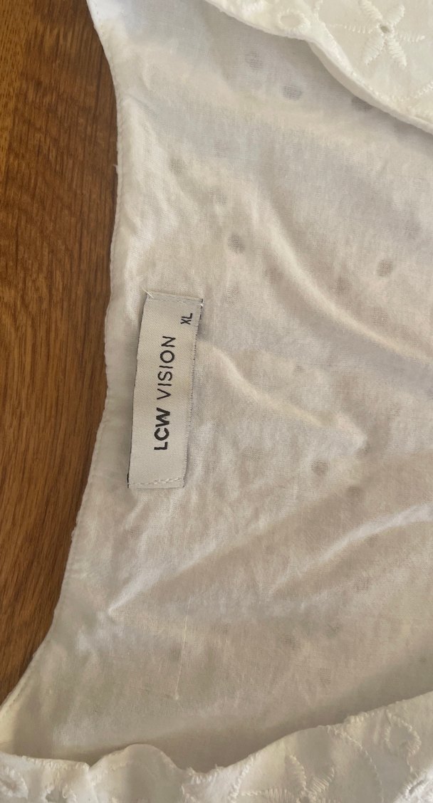 Dantel Detaylı Beyaz Bohem Midi Elbise - Görsel 3