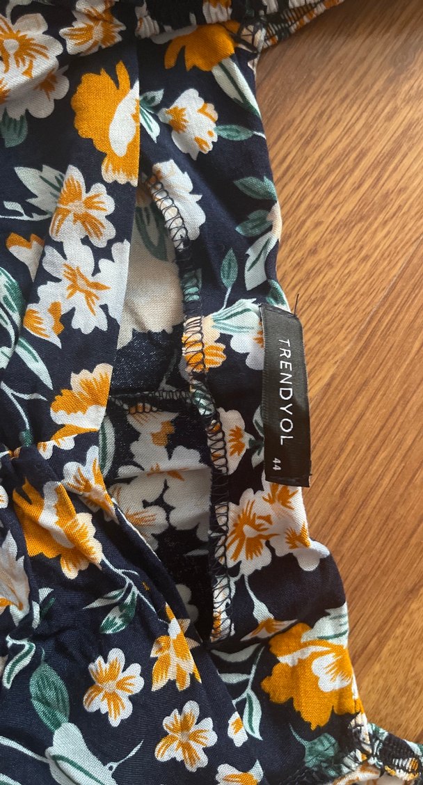 Çiçek Desenli Bohem  elbise - Görsel 3