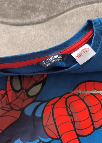 Erkek Çocuk Mavi Spider-Man Sweatshirt - Görsel 3