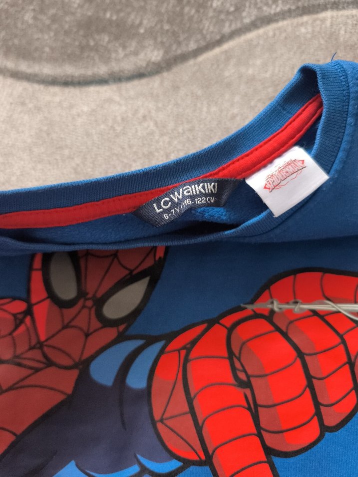 Erkek Çocuk Mavi Spider-Man Sweatshirt - Görsel 3