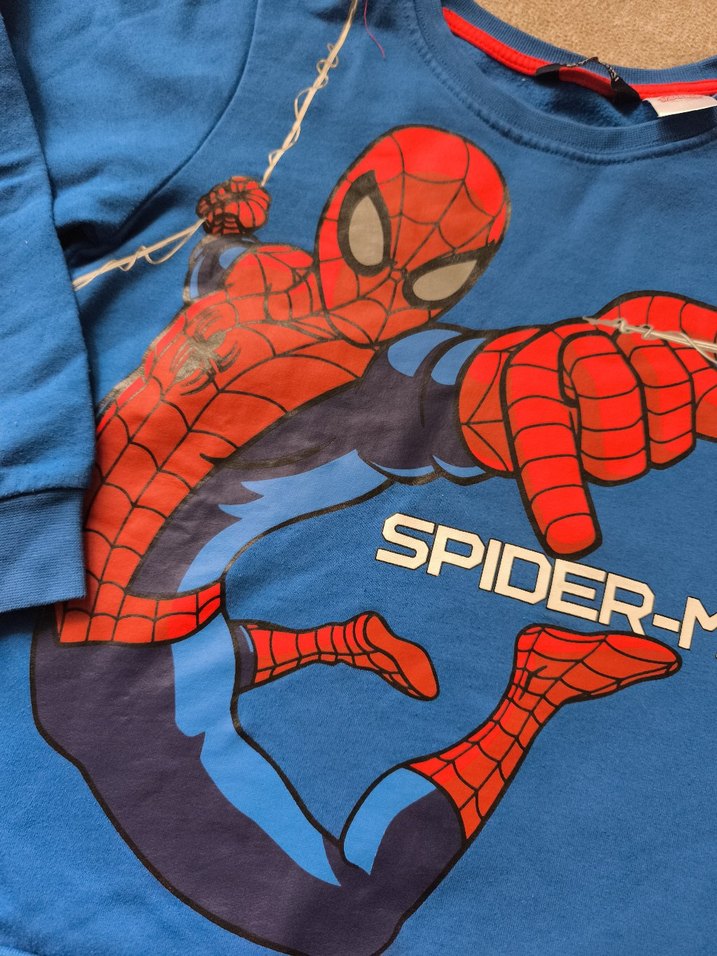 Erkek Çocuk Mavi Spider-Man Sweatshirt - Görsel 2