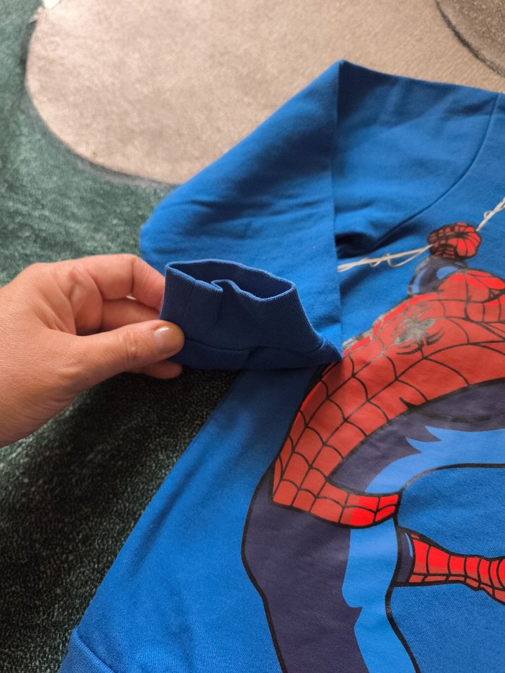 Erkek Çocuk Mavi Spider-Man Sweatshirt - Görsel 4