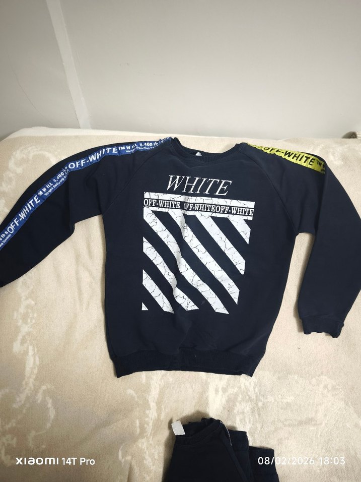 Erkek çocuk Lacivert bisiklet yaka Sweatshirt - Görsel 3