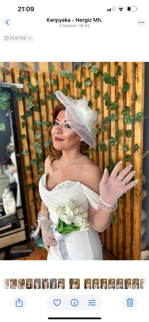 Vintage Bohem Gelinlik, Uzun ve Straplez nişan isteme nikah - Görsel 3