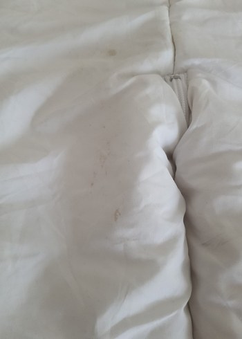 Beyaz Nakışlı Kapüşonlu Bebek Tulumu - Görsel 2