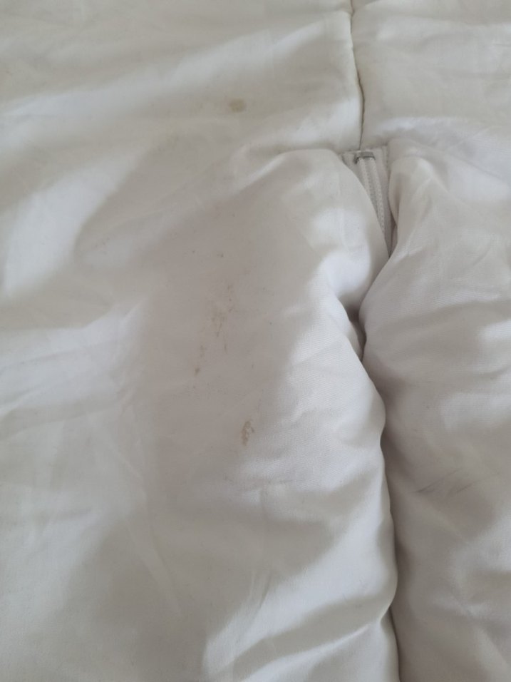 Beyaz Nakışlı Kapüşonlu Bebek Tulumu - Görsel 2