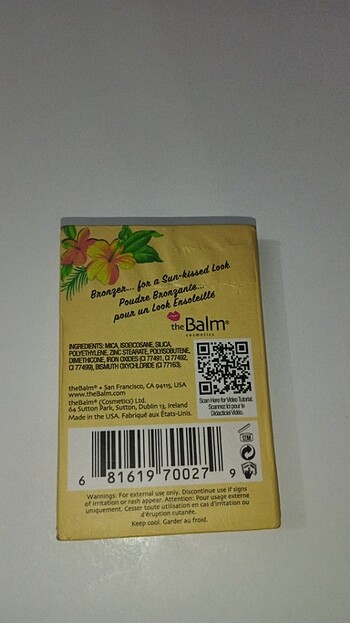  Beden Renk The balm Bahama mama